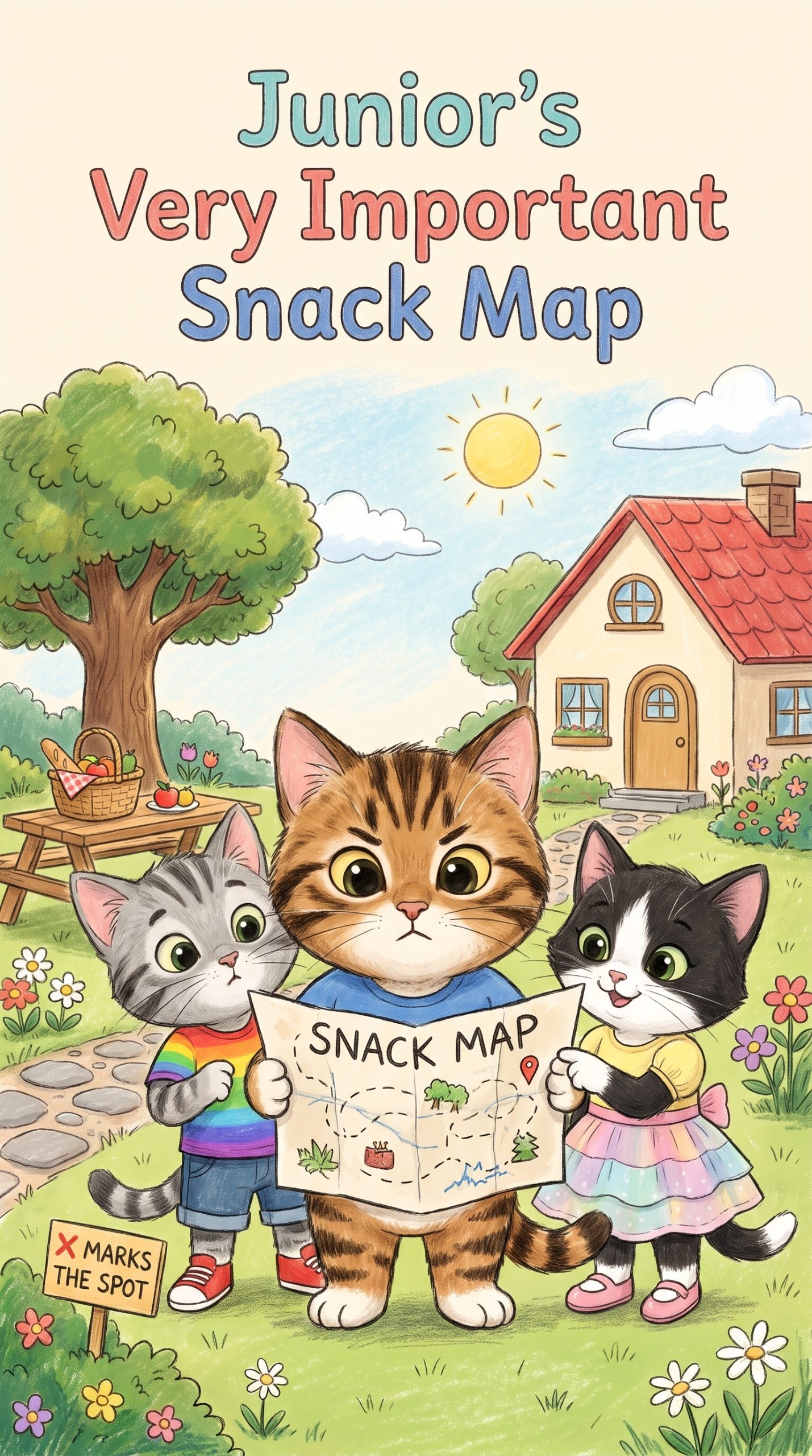 Junior's Very Important Snack Map